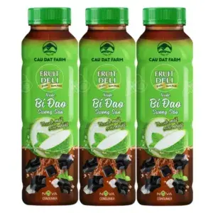 3 chai trà bí đao sương sáo Fruit Deli 1 lít