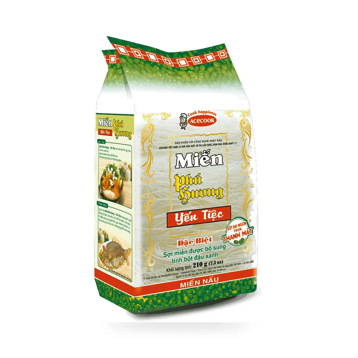 Miến Ăn Liền Phú Hương Acecook Hương Vị Sườn Heo Gói 55g