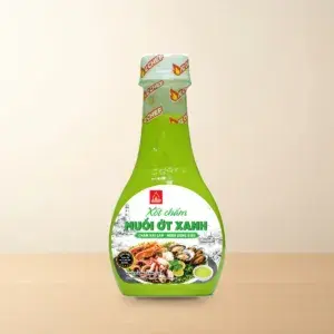 Bao bì Xốt Chấm Muối Ớt Xanh AZ Chef Chai 235 g chính hãng