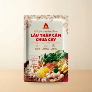 Bao bì Xốt Gia Vị Hoàn Chỉnh Lẩu Thập Cẩm Chua Cay AZ Chef Gói 180 g chính hãng