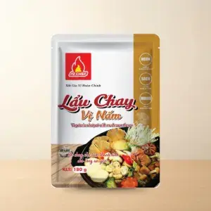 Bao bì Xốt Gia Vị Hoàn Chỉnh Lẩu Chay Vị Nấm AZ Chef Gói 180 g chính hãng