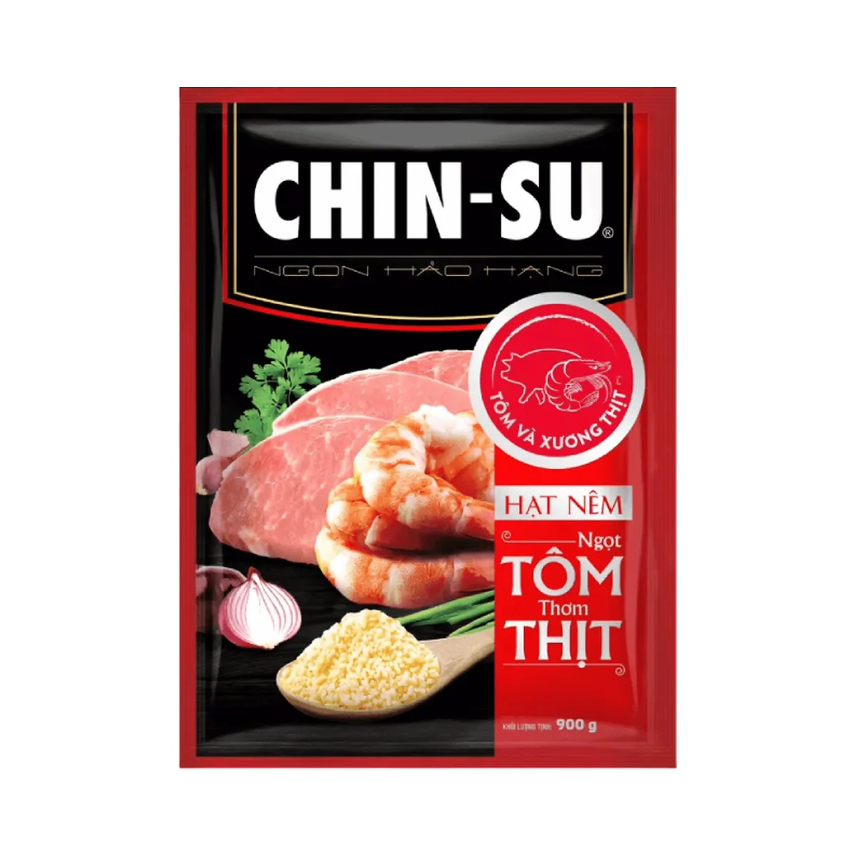 Hạt Nêm Chin-Su Ngọt Tôm Thơm Thịt Gói 900g