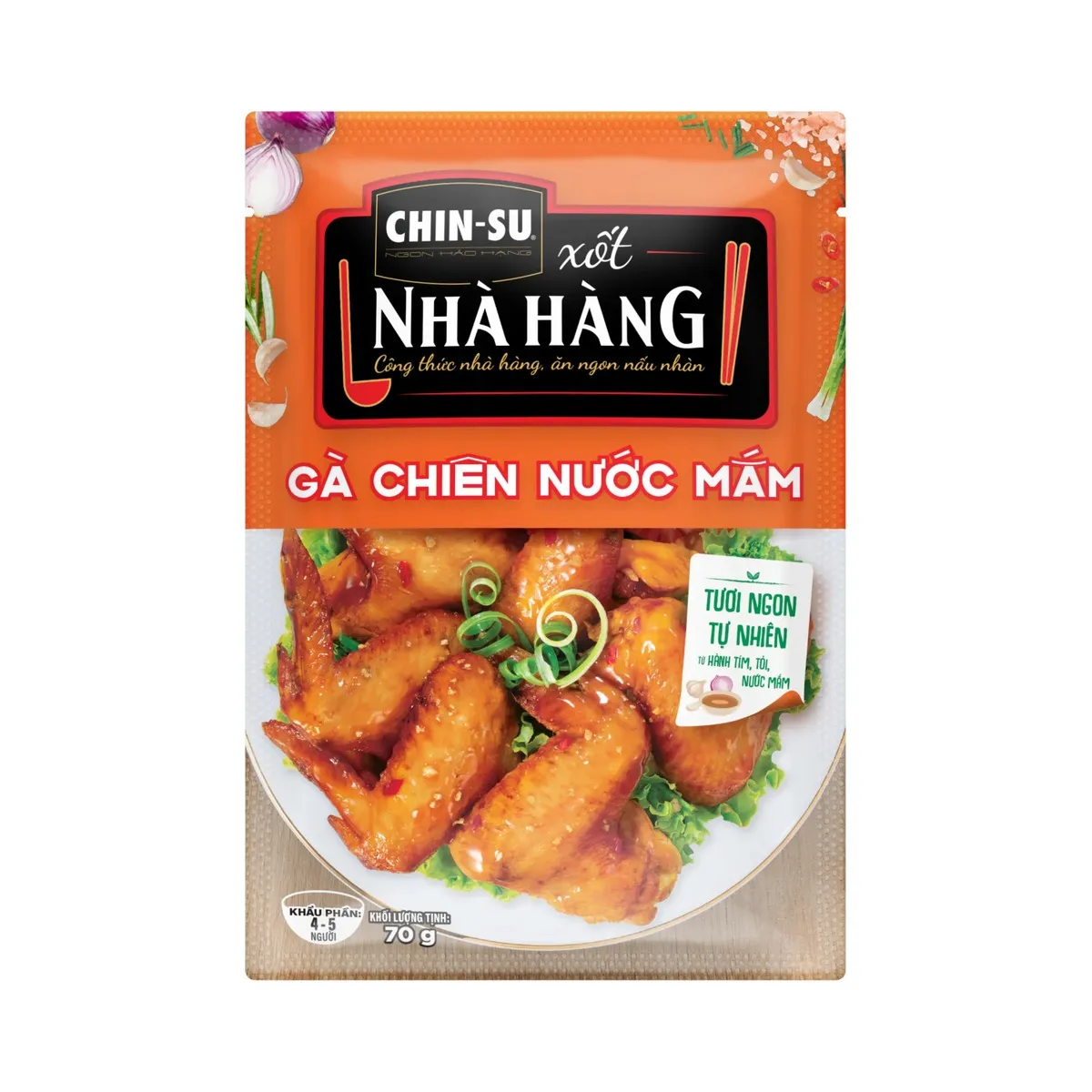 Xốt Gia Vị Hoàn Chỉnh Chin-Su Gà Chiên Nước Mắm Gói 70g
