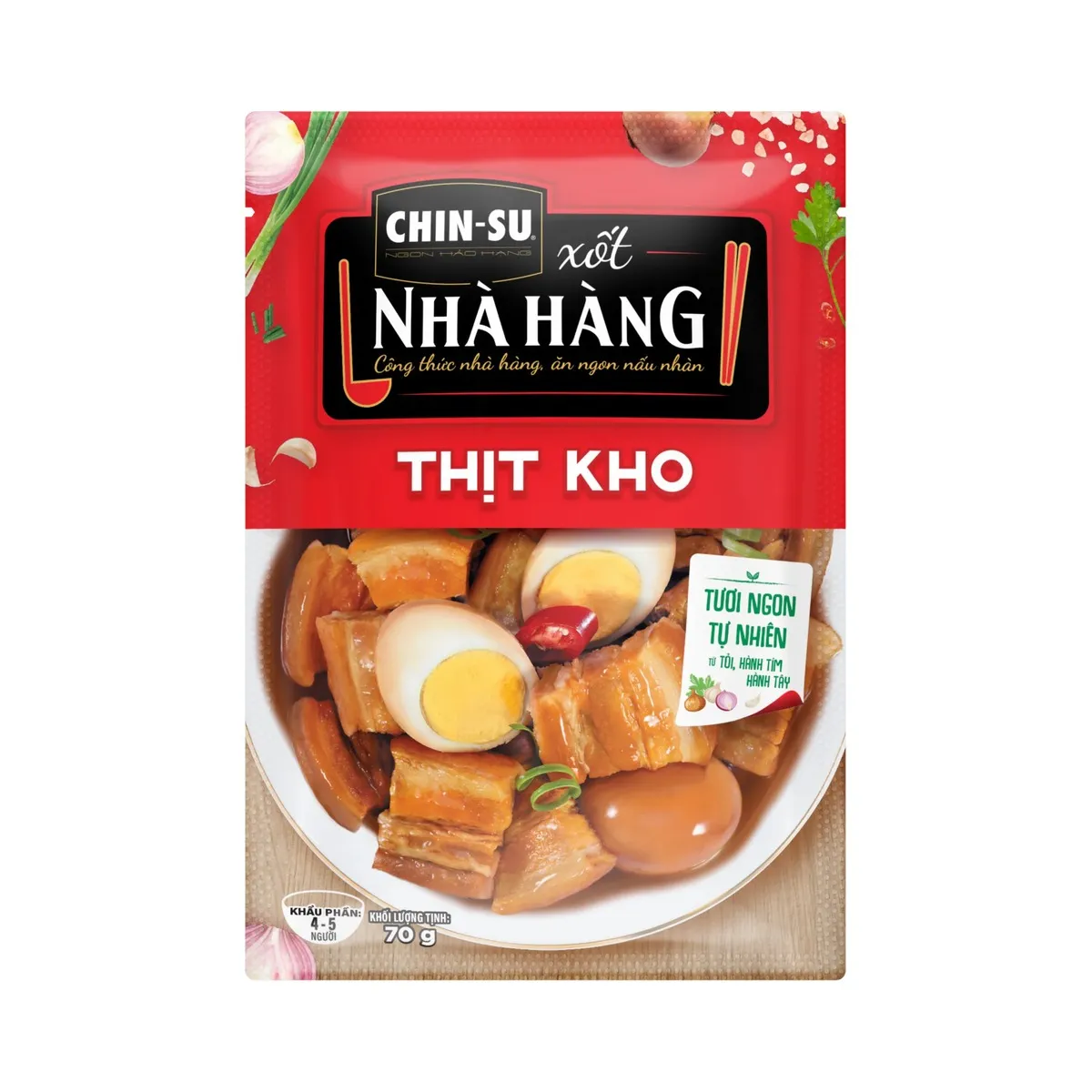 Xốt Gia Vị Hoàn Chỉnh Chin-Su Thịt Kho Gói 70g