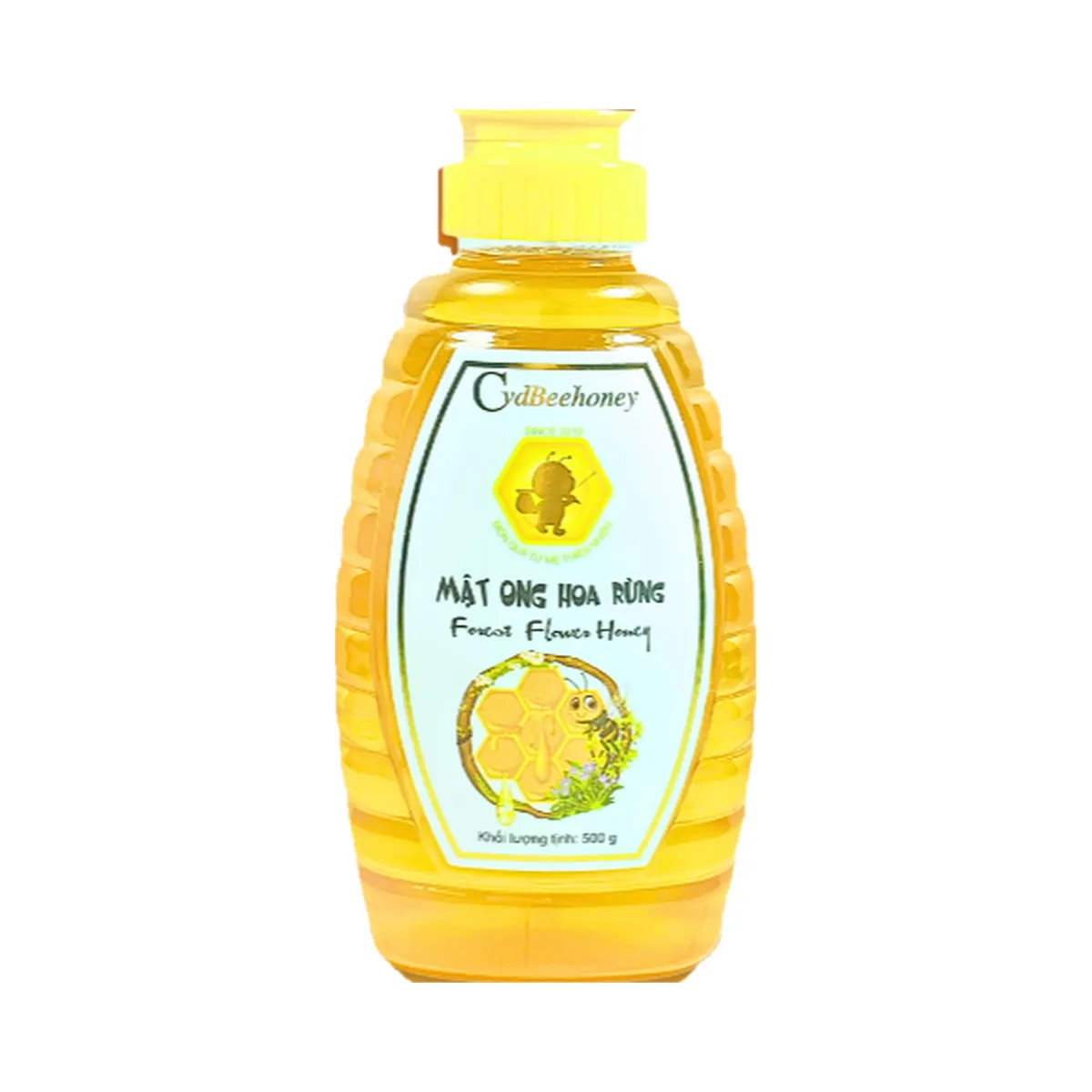 Mật Ong Hoa Rừng Nguyên Chất Cao Cấp CVD Beehoney Chai Lớn 1000g (1kg)
