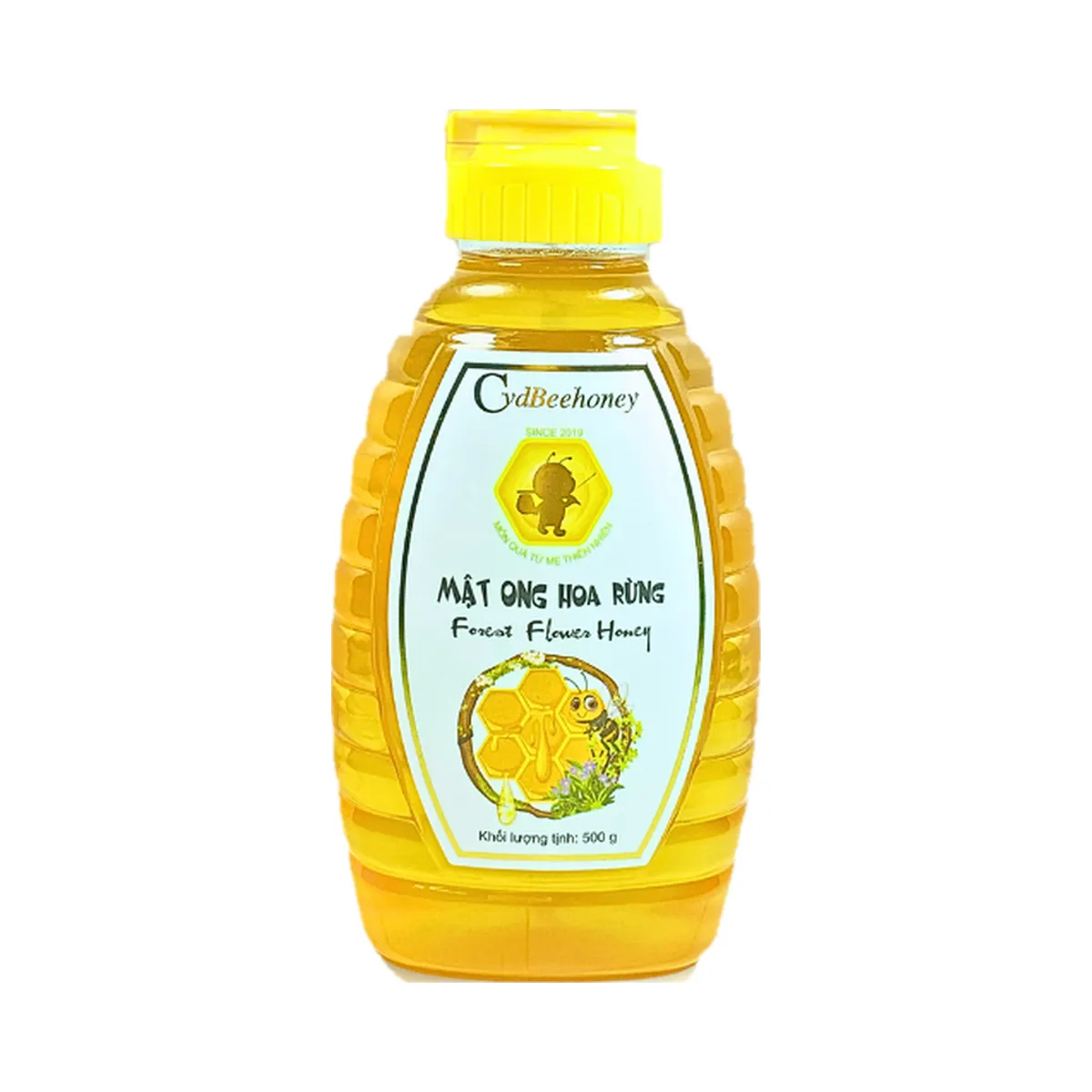Mật Ong Hoa Rừng Nguyên Chất Cao Cấp CVD Beehoney Chai 500g