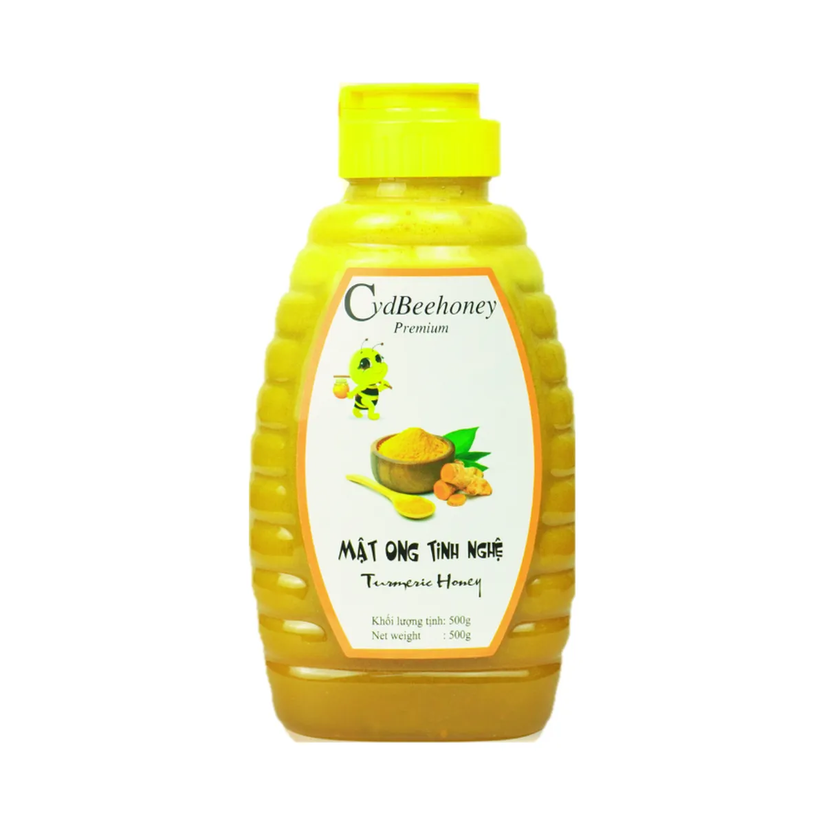 Mật Ong Tinh Nghệ Tự Nhiên CVD Beehoney Chai 500g