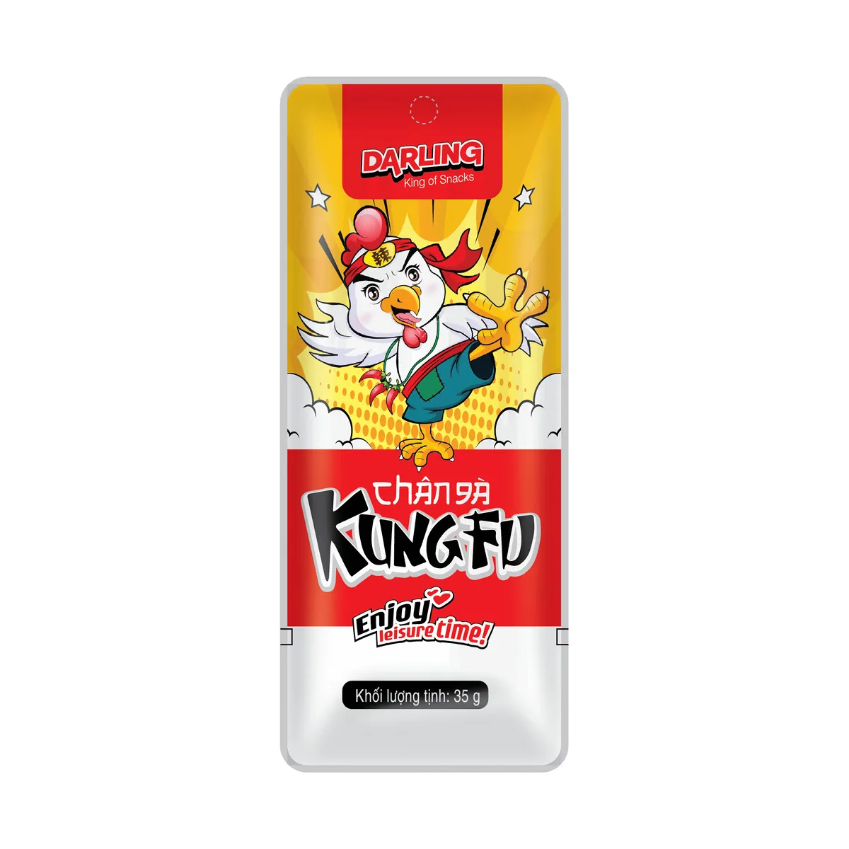 Chân Gà Ăn Liền Kungfu Darling Food Vị Bách Thảo Gói 35g