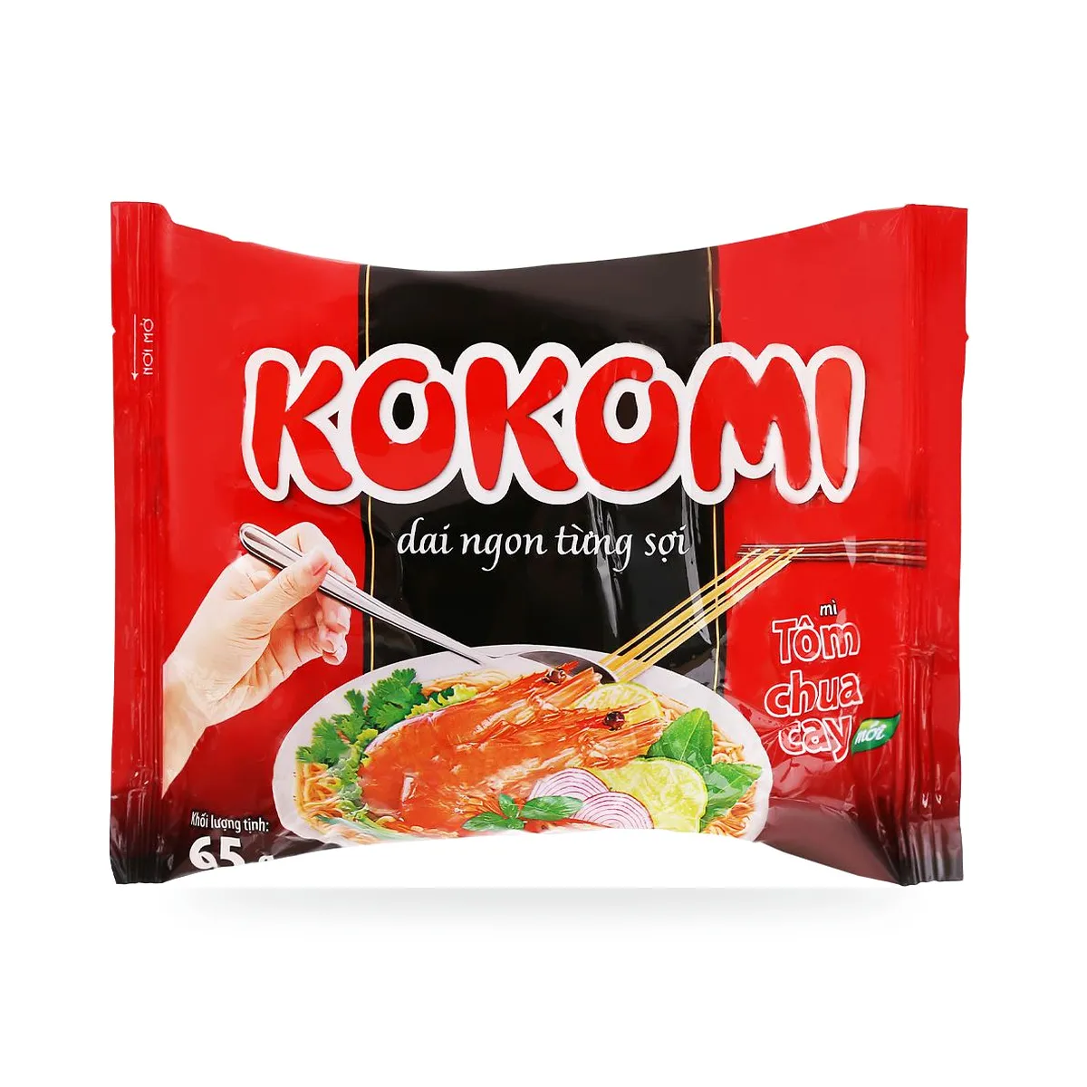 Mì Ăn Liền Kokomi Vị Tôm Chua Cay Gói 65g
