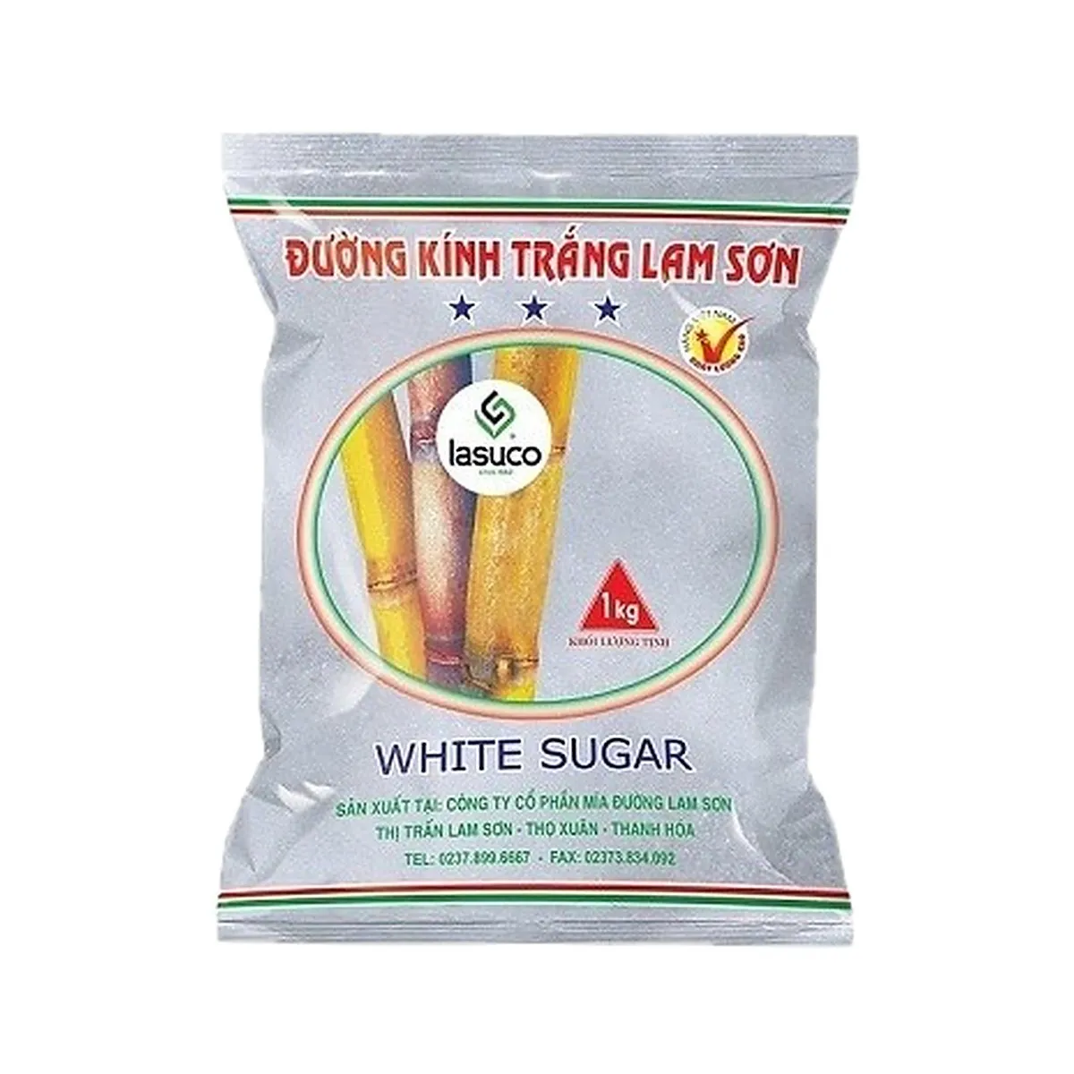 Đường Lam Sơn Lasuco Kính Trắng Túi 1kg