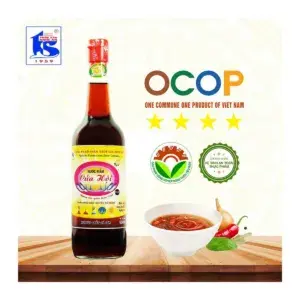 Nước Mắm Cốt Cá Cơm Cửa Hội CH40 30 Độ Đạm Chai 650ml