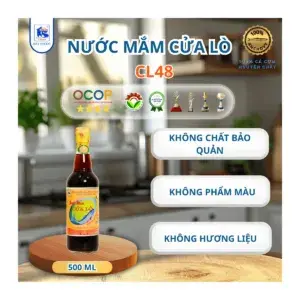 Nước Mắm Cốt Cá Cơm Cửa Lò CL48 Chai 500ml (OCOP 4 Sao)