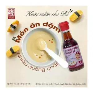 Nước Mắm Dinh Dưỡng Trẻ Em Mười Quý Chai 60ml