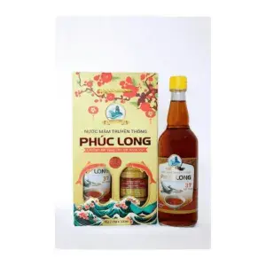 Nước Mắm Truyền Thống Phúc Long 37 Độ Đạm Chai 500ml