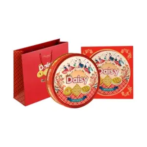Bánh Quy Bơ Hỗn Hợp Gold Daisy Hữu Nghị Hộp Thiếc Tết 600g