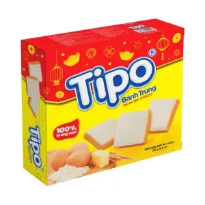 Bánh Trứng Nướng Tipo Hữu Nghị Hộp Quà Tết 250g