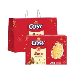 Bánh Quy Sữa Cosy Marie Kinh Đô Hộp Quà Tết 432g