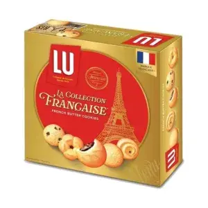 Bánh Quy Bơ Pháp LU Véritable Petit Beurre Kinh Đô Hộp Thiếc Tết 310g