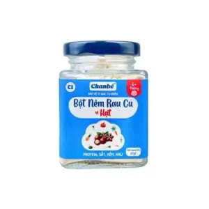 Bột Nêm Rau Củ Ăn Dặm Chan Bé Vị Hạt Dinh Dưỡng Hũ 61g