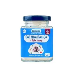 Bột Nêm Rau Củ Ăn Dặm Chan Bé Vị Nấm Hương Hũ 61g