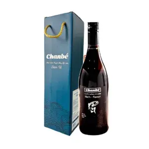 Hộp Quà Biếu Nước Mắm Cốt Nhỉ Cá Cơm Chan Bé Rich-Flavor 35 Độ Đạm (Hộp Xanh)