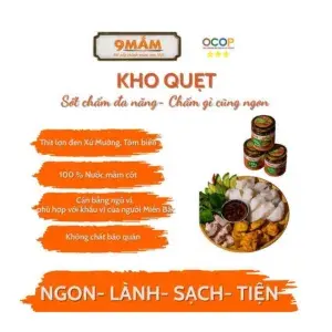 Kho Quẹt Truyền Thống Xốt Chấm Đa Năng 9MẮM Hũ 250g