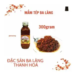 Mắm Tép Đồng Nguyên Chất Ba Làng Thanh Hóa Chai 300g