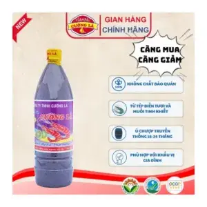Mắm Tôm Nguyên Chất Cường Là Hải Hậu Nam Định Chai 1 Lít
