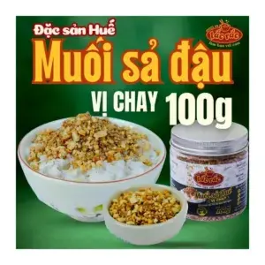 Muối Sả Đậu Lắc Rắc Đặc Sản Huế Vị Thuần Chay Hũ 100g