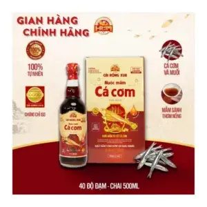 Nước Mắm Cá Cơm Vân Đồn Cái Rồng Xưa 40 Độ Đạm Chai 500ml