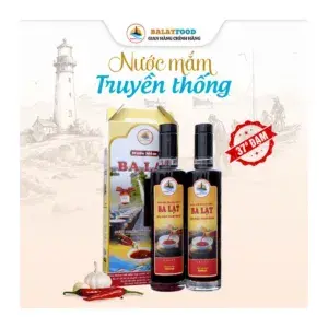 Nước Mắm Chắt Truyền Thống Ba Lạt Loại Tiến Vua Chai Thủy Tinh 500ml