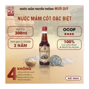 Nước Mắm Cốt Đặc Biệt Mười Quý Chai 300ml