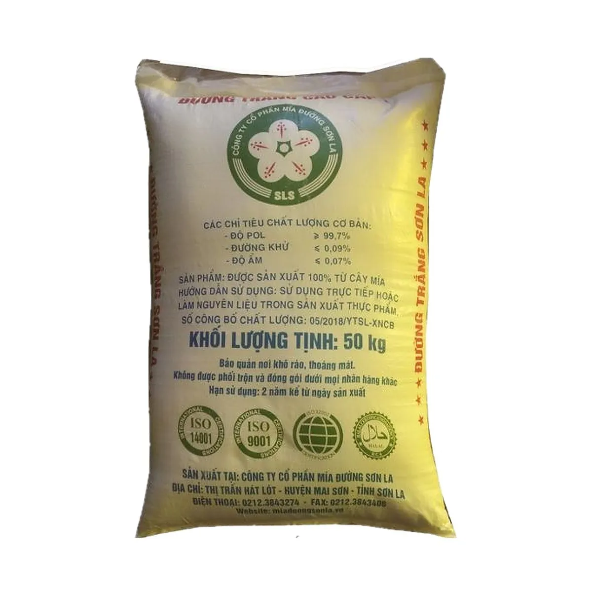 Đường Trắng Mía Đường Sơn La SLS Bao 50kg