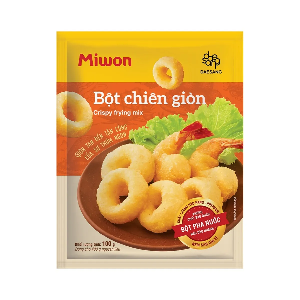 Bột Chiên Miwon Giòn Đa Dụng Gói 100g