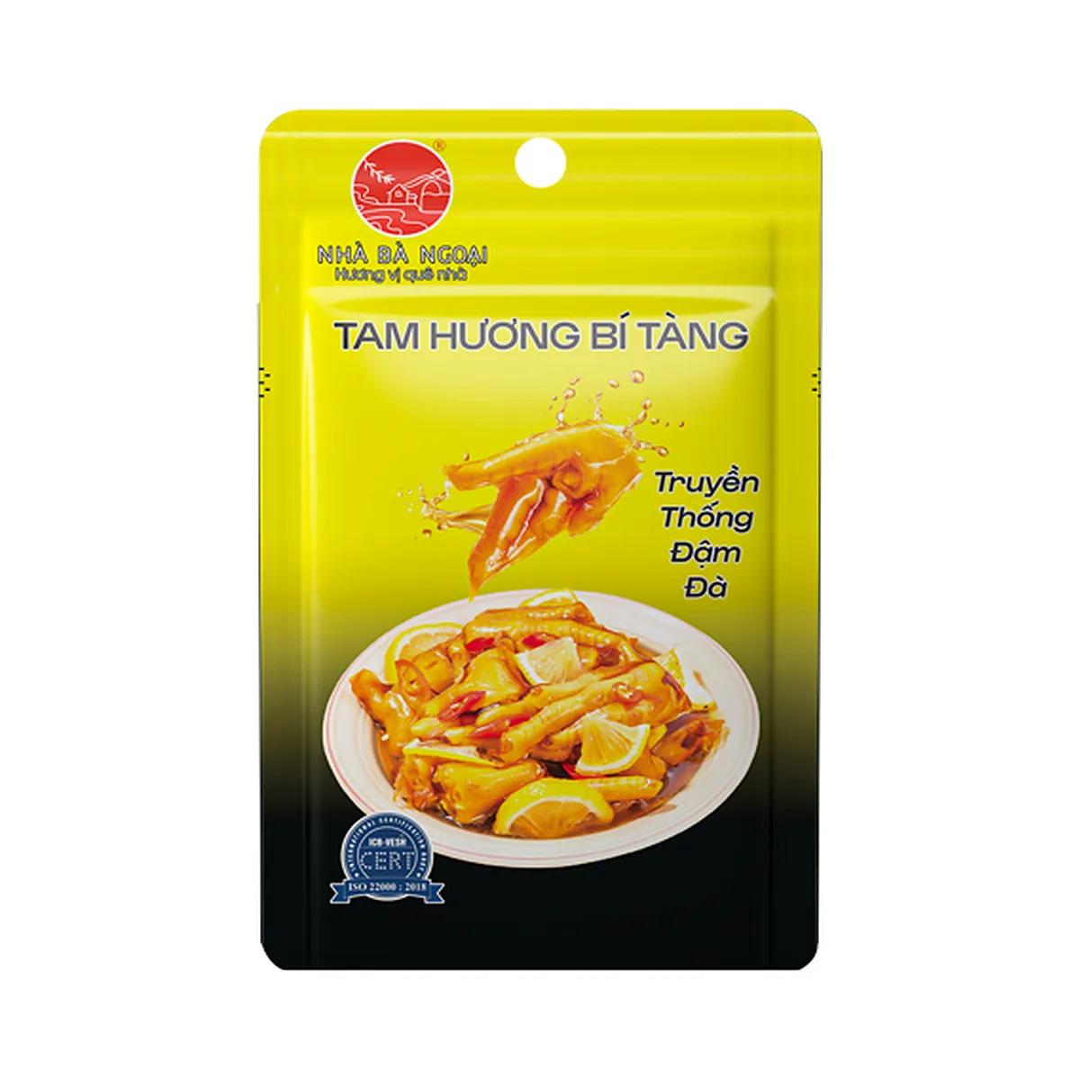 Chân Gà Ăn Liền Tam Hương Bí Tàng Nhà Bà Ngoại Vị Bách Thảo Gói 35g