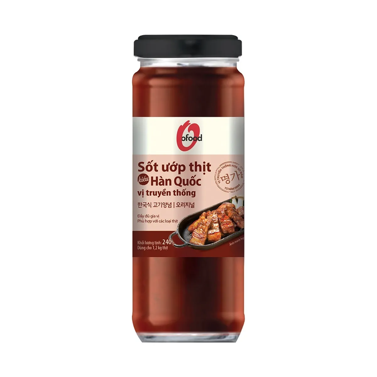 Xốt Thịt Nướng O'Food Ướp Bulgogi Chai 240g