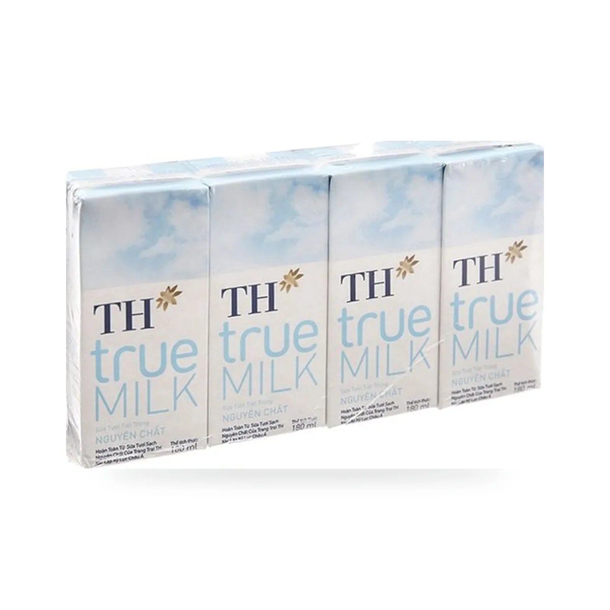 Sữa Tươi Tiệt Trùng Nguyên Chất TH true MILK Hộp 180ml
