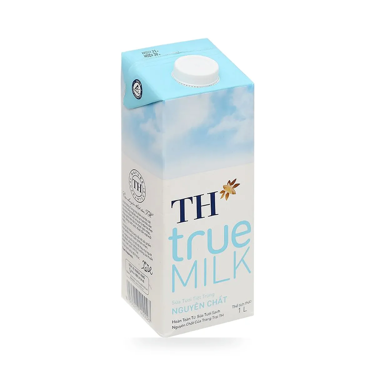 Sữa Tươi Tiệt Trùng Nguyên Chất Không Đường TH true MILK Hộp 1 Lít