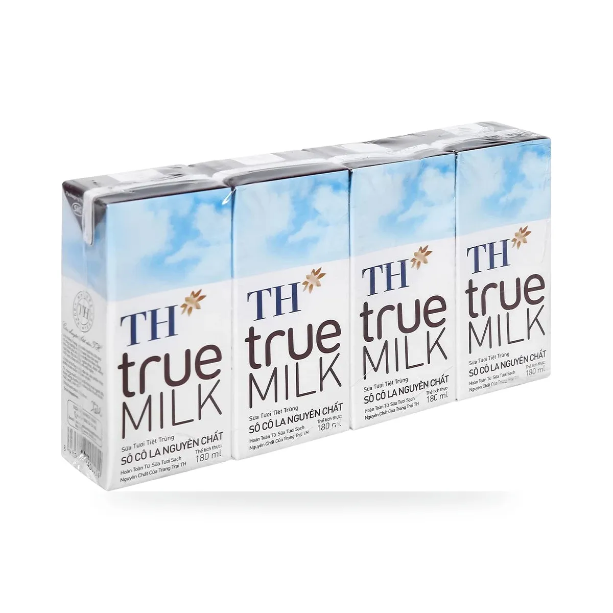 Sữa Tươi Tiệt Trùng Sô Cô La Nguyên Chất TH true MILK Hộp 180ml
