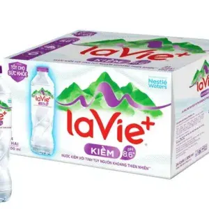 Thùng 24 chai nước kiềm có khoáng La Vie + 500ml