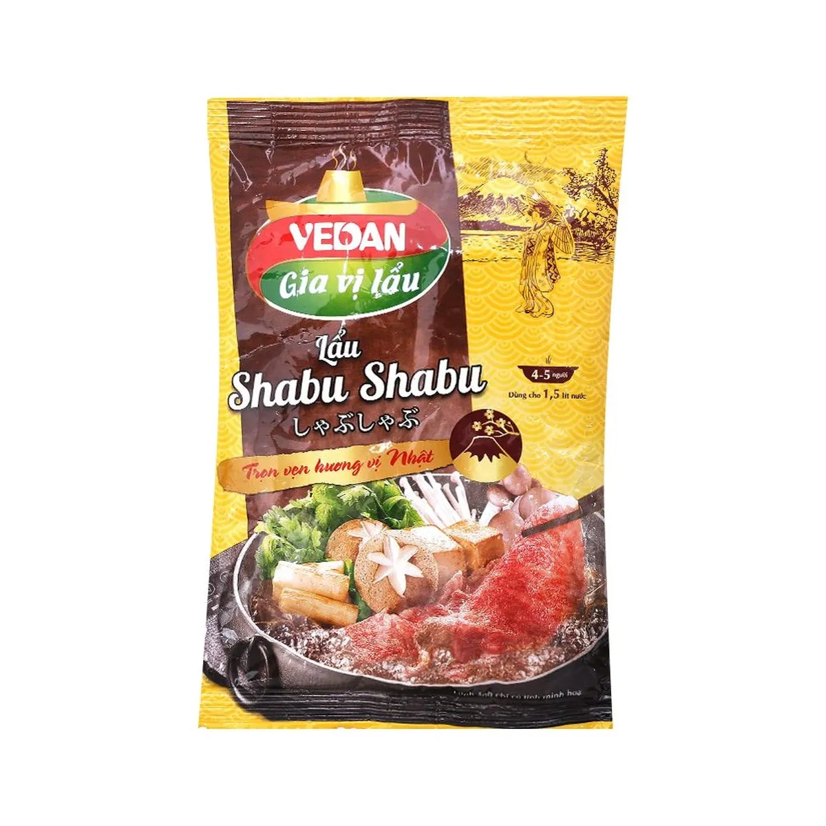 Gia Vị Lẩu Shabu Shabu Vedan Gói 60g