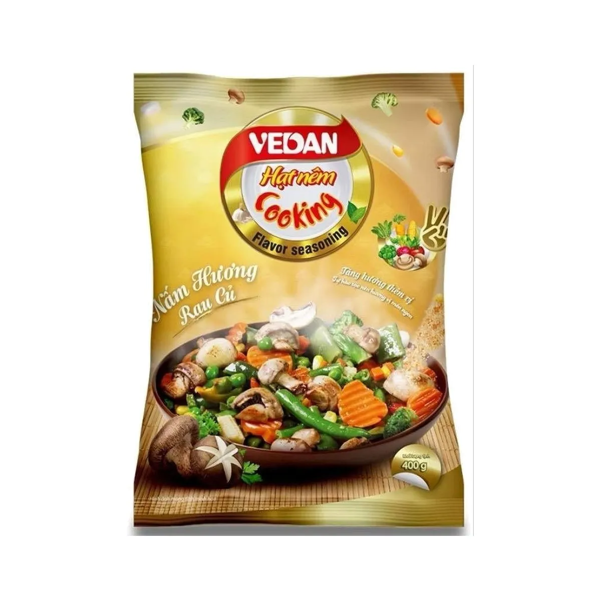 Hạt Nêm Vedan Nấm Hương Rau Củ Gói 400g