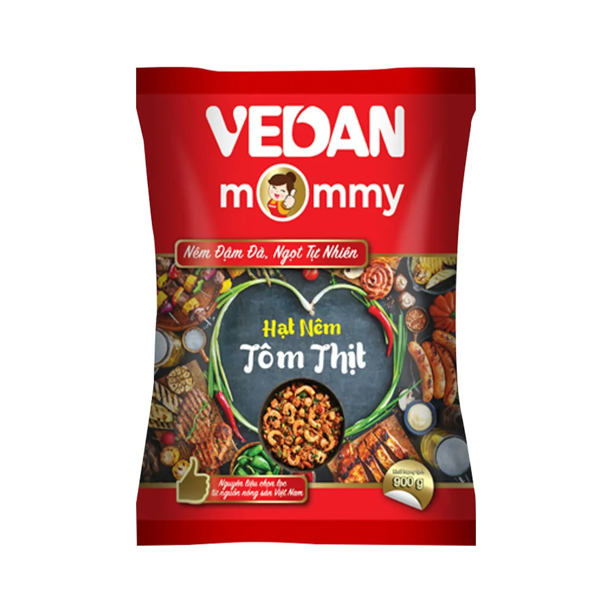 Hạt Nêm Vedan Mommy Tôm Thịt Gói 900g