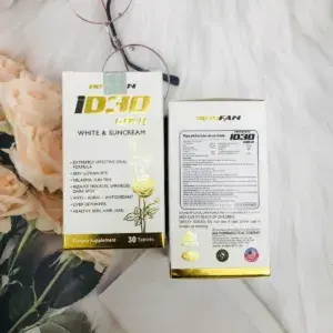 Viên Uống iD30 Gold Trắng da, chống nắng ngăn ngừa lão hóa -30 viên
