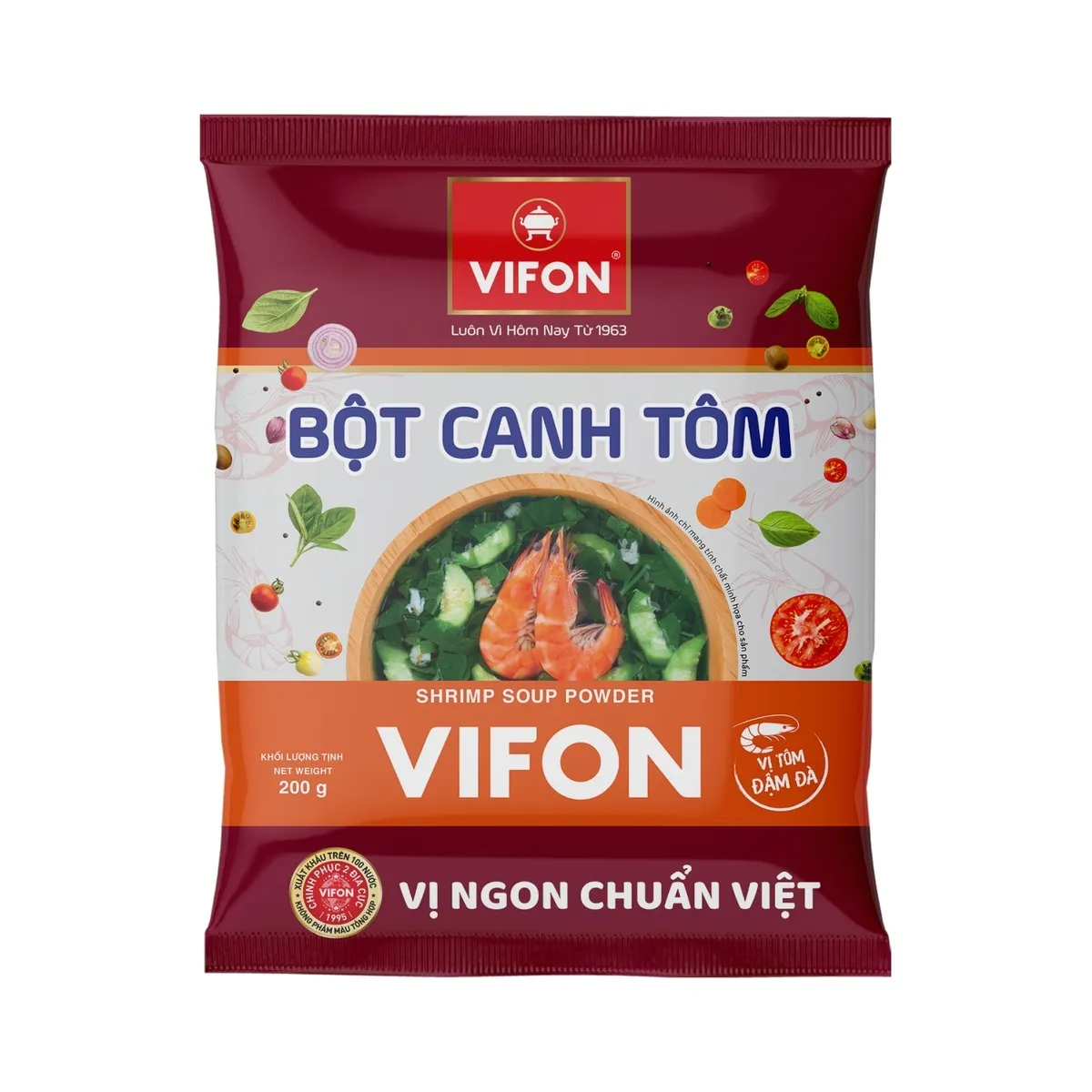 Bột Canh Tôm Vifon Gói 200g