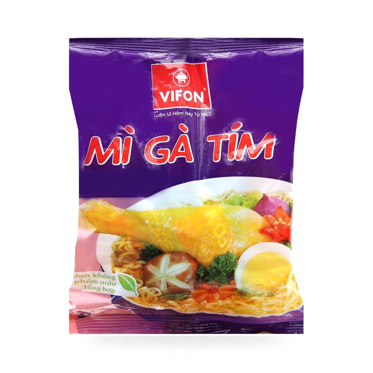 Mì Ăn Liền Vifon Hương Vị Gà Tím Truyền Thống Gói 75g